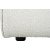 Nees modulares Sofa - Pouf - Stone White