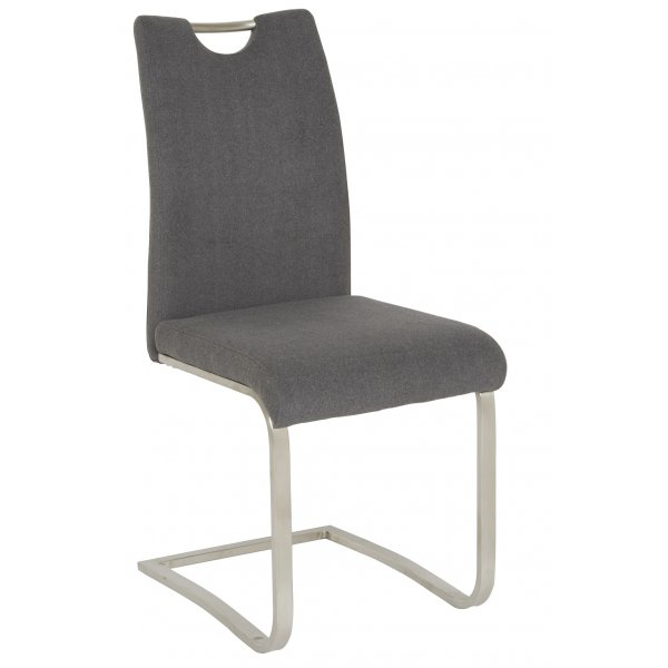 Bob Steel Stuhl - Grau / Metall
