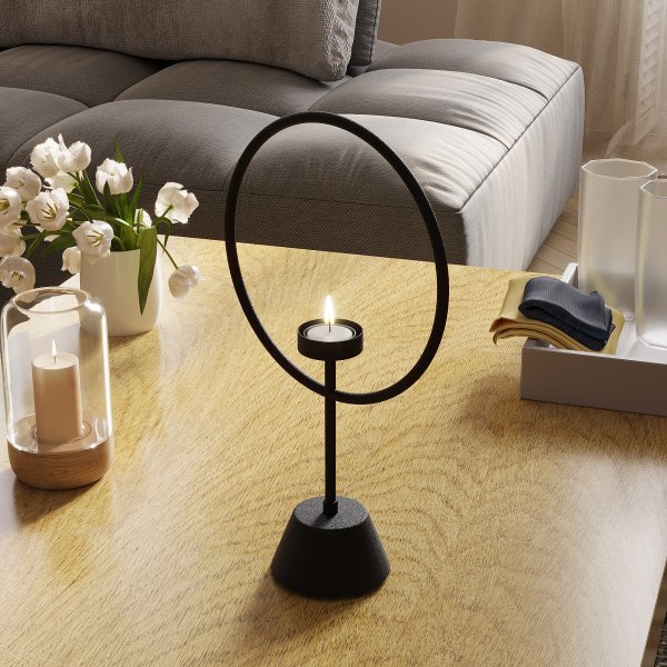 Cairos Kerzenhalter - Schwarz Cairos Kerzenhalter - Schwarz