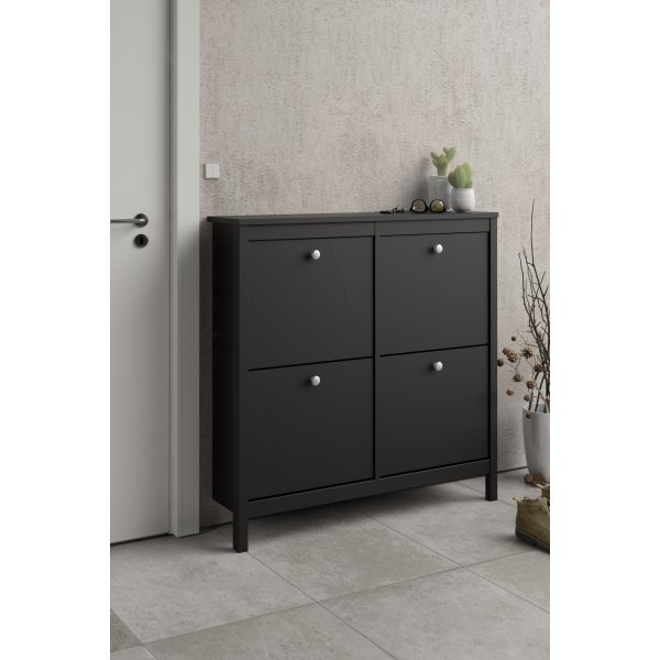 Schuhschrank Madrid - Schwarz Schuhschrank Madrid - Schwarz