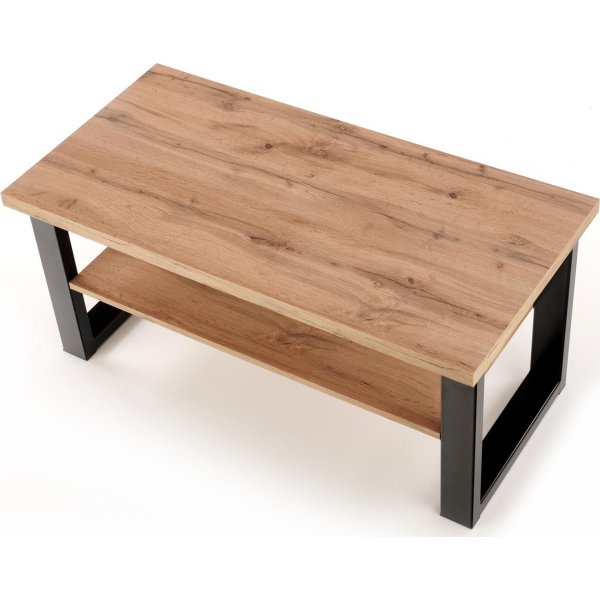 Kasady Couchtisch 120 cm - Wotan Eiche/schwarz