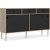 Rome Sideboard mit 2 Schiebetren und 3 Schubladen - Hickory/Schwarz