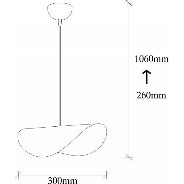 Sivani Deckenleuchte 830 - Schwarz/Gold