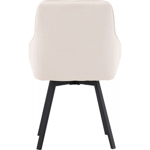 Rosie Esszimmerstuhl - Beige/Schwarz