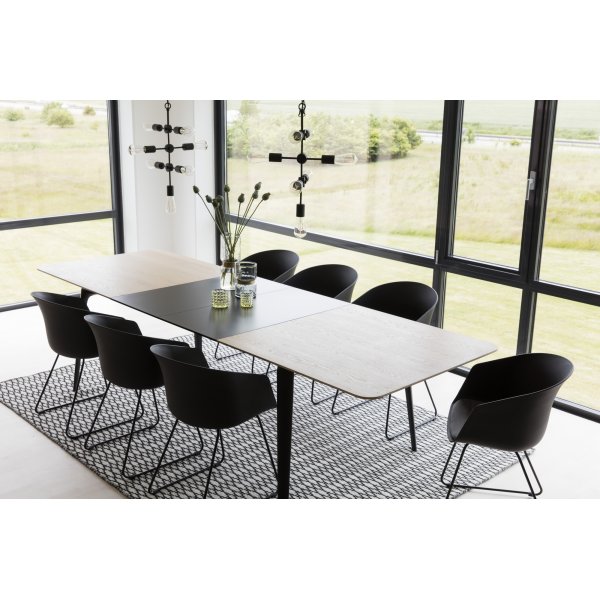 Connect Esstisch 200 cm - Eiche weiß pigmentiert Connect Esstisch 200 cm - Eiche weiß pigmentiert