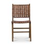 Porto Stuhl - Cognac / Teak