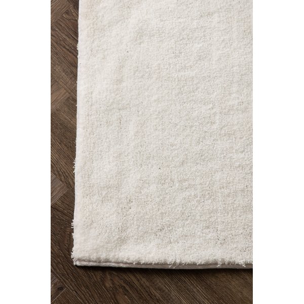 Lawson Teppich - Weie Viskose-Optik