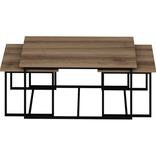 Levada-Tisch 52/90 x 45/60 cm - Walnuss