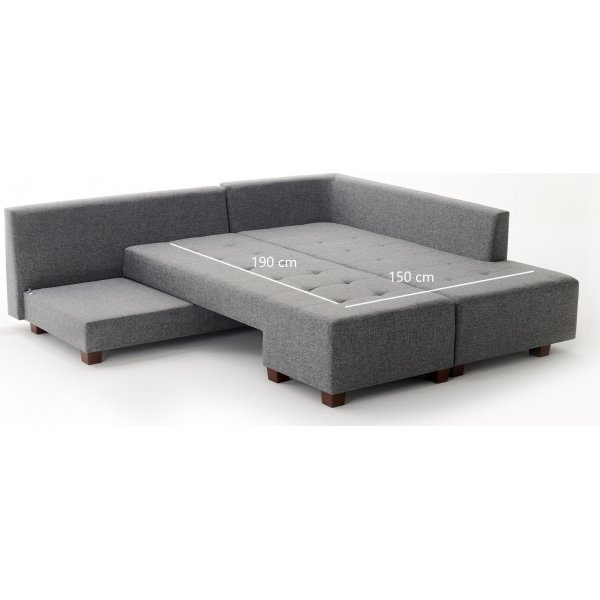 Ecksofa Manama - Grau Ecksofa Manama - Grau
