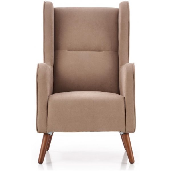 Linsey Ohrensessel - Beige (Stoff) Linsey Ohrensessel - Beige (Stoff)