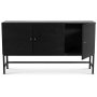 Carl Sideboard mit 3 Tren - schwarz gebeizte Eiche