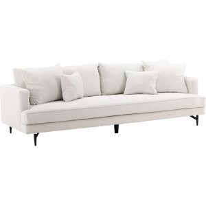 Sofia 3-Sitzer-Sofa - Beigefarbenes Leinen