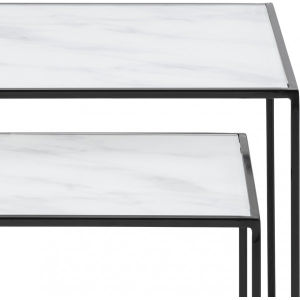 Bolton Wetttisch 35x35 | 45 x 45 cm - Wei