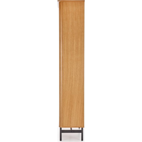 Giga Bcherregal 97 cm - Eiche/schwarz