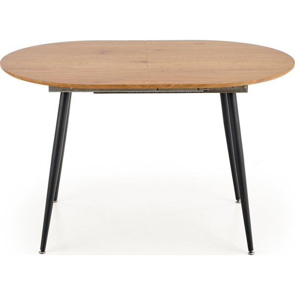 Rocky Esstisch 120-160 cm - Eiche/schwarz