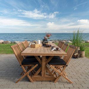 Volos Outdoor-Essgruppe - Teak