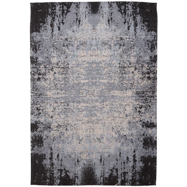 Handgewebter Chenille-Teppich Sonora - Grau