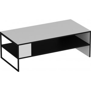 Concord Couchtisch 120 x 60 cm - Wei/Schwarz