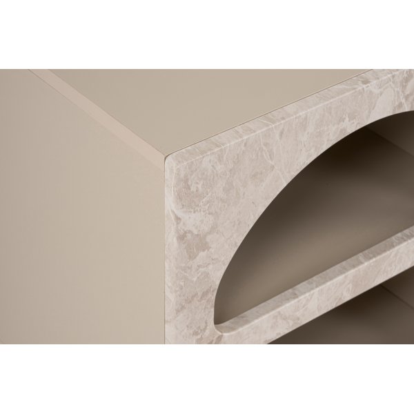 Liva Nachttisch - Travertin