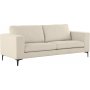 Aspen 3-Sitzer Sofa - Beige Samt