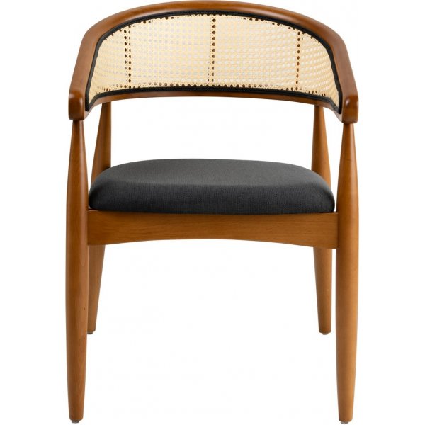 Limburg-Gestellstuhl - Eiche/Schwarz