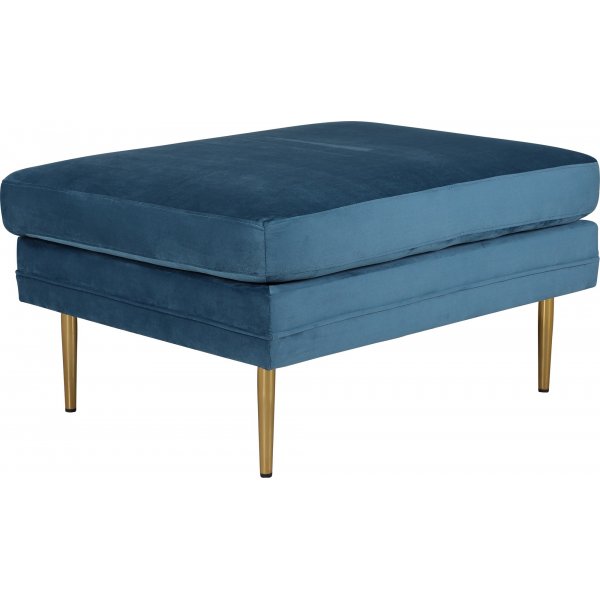 Savanna Hocker - Blauer Samt Savanna Hocker - Blauer Samt