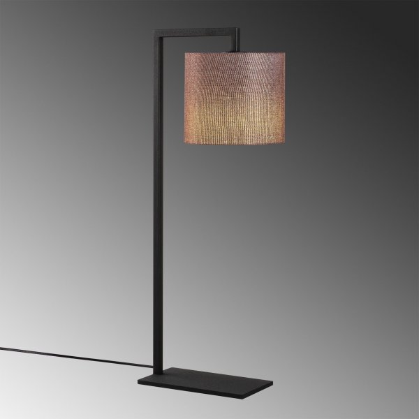 Profile Tischlampe - Braun/Schwarz