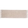 Kleva Teppich 80 x 250 cm - Creme Weiß