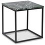 Accent Couchtisch 50 - Grner Marmor / Schwarz