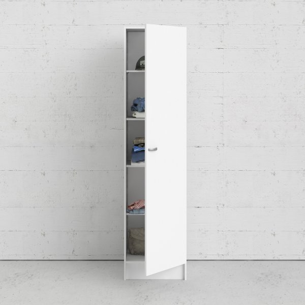 Focus-Schrank - Wei� - H�he 200 cm - Breite 49,2 cm