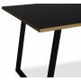 Edge Esstisch 240x90 - Schwarzes Hochdrucklaminat (HPL)