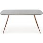 Limsa Esstisch 160 cm - Grauer Marmor/Rosgold