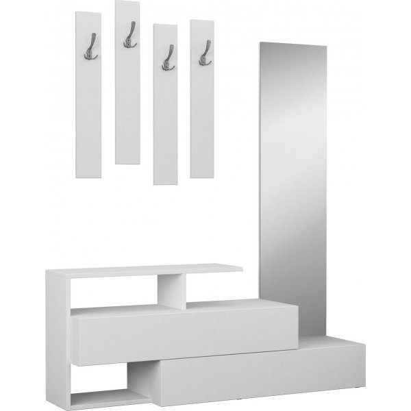 Gerahmte Flurmbel - Wei