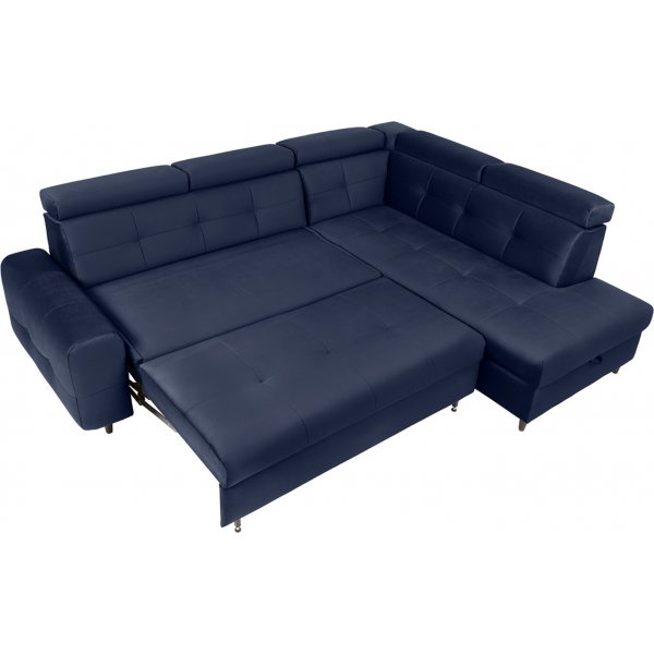 Matras Ecksofa mit offenem Ende rechts - Blau Matras Ecksofa mit offenem Ende rechts - Blau