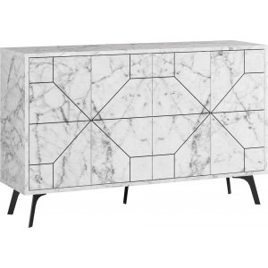 Dune Sideboard 123 cm - Carrara-Marmor