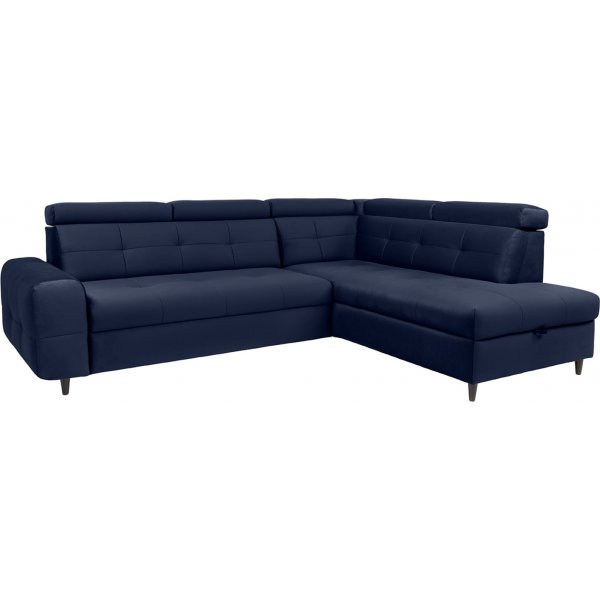 Matras Ecksofa mit offenem Ende rechts - Blau Matras Ecksofa mit offenem Ende rechts - Blau