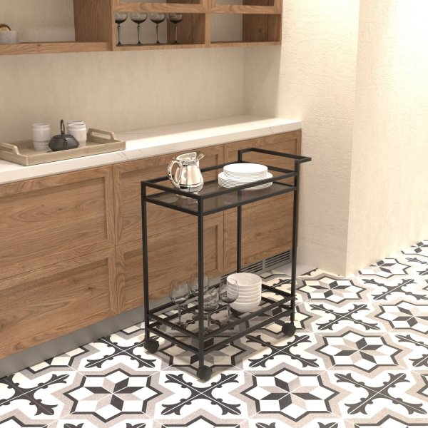 Vortex Servierwagen - Schwarz