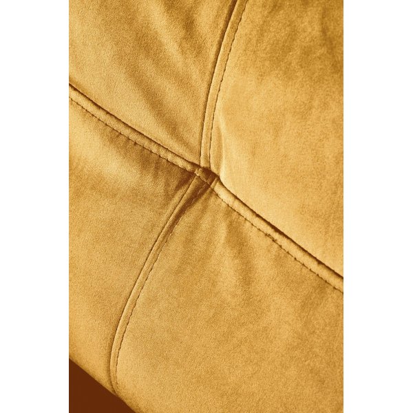 Gunvor Liegesessel aus gelbem Samt