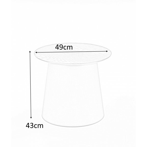 Saranda Couchtisch 49 cm - Wei