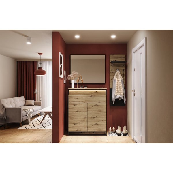 Quant Kommode - Artisan Eiche/Schwarz Quant Kommode - Artisan Eiche/Schwarz