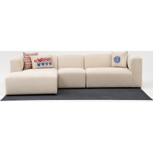 Linden-Diwansofa links - Creme