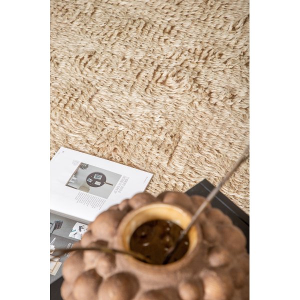 Wollteppich Yoko - Beige Wollteppich Yoko - Beige