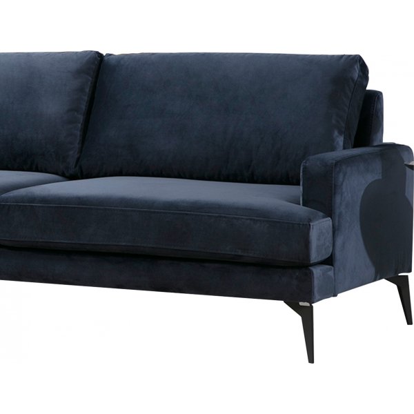 Papira Ecksofa - Marineblau
