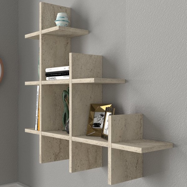 Juke Wandregal - Travertin