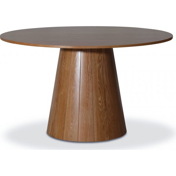 Cone runder Esstisch 130 cm - Nussbaum