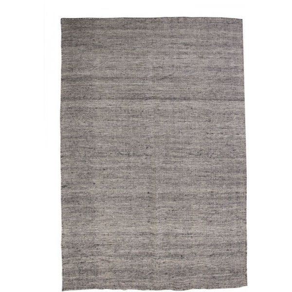 Flickenteppich Trevor - Graphitgrau Polyester