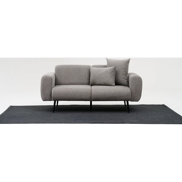 Seitliches 2-Sitzer-Sofa - Hellgrau