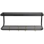 Basse Hutablage - Schwarz/Messing