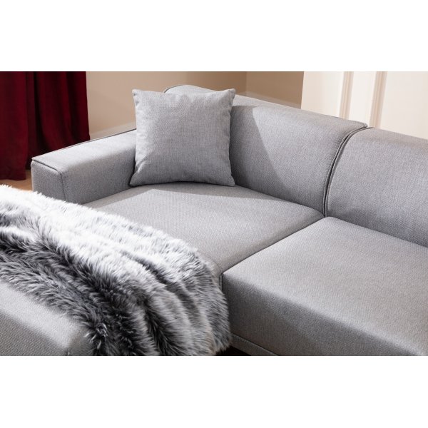 Diwansofa Petra - Hellgrau