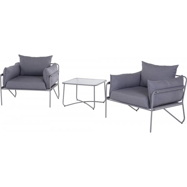 Loungegruppe Vezina - Grau